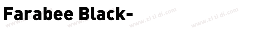 Farabee Black字体转换 Farabee Black字体转换